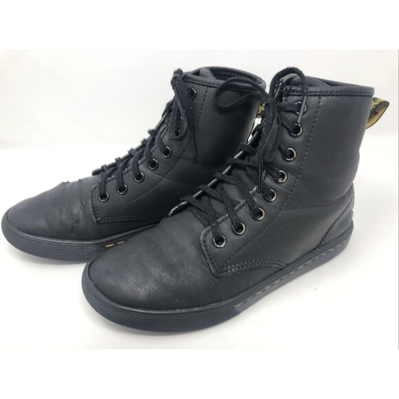 Dr. Martens Docs Doc Womens Sheridan Hightop Sneakers Boots Black 5 JY004 SK08U - Picture 2 of 12